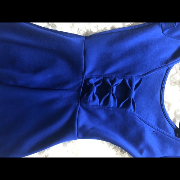 Blue Dress with Bows - Picture 5 of 8